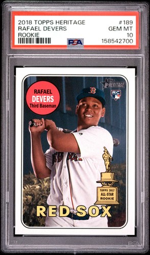 Rafael devers rookie card - devers,,