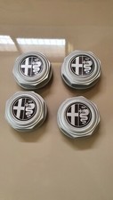 Ronal A1 Set Tappi Coprimozzo Alfa Romeo Cerchi in Lega FACTORY GREY NOT PAINTED
