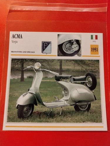 Acma vespa 1951 - acma, motorcycles