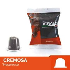 100 Capsule Caffè TORALDO Compatibili Nespresso Miscela CREMOSA Gusto Cremoso