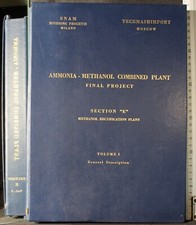 AMMONIA METHANOL COMBINED PLANT. SECTION E. VOL I. AA.VV. SNAM/TECHMASHIMPORT.