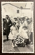 Vecchia Foto Cartolina Matrimonio a Lodi nei primi anni '50 - FP NVG