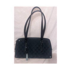 Gucci Black GG Shoulder Bag