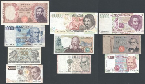 Italia lotto banconote - lotto, 10