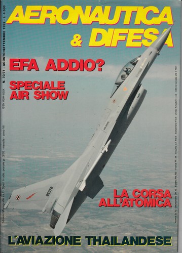 Rivista aeronautica difesa - rivista,