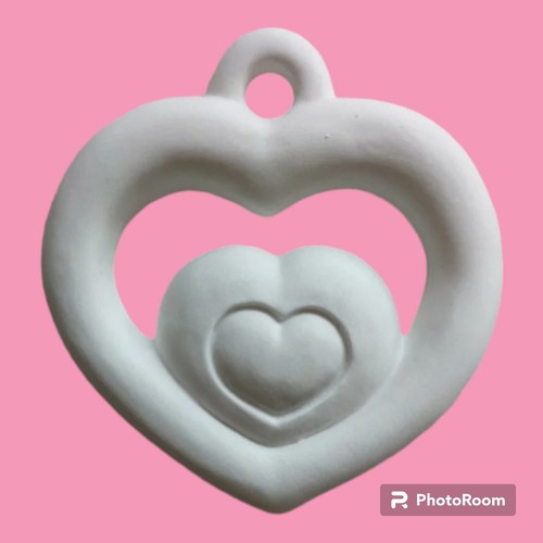 Cuore ceramica segnaposto - ceramica,