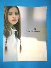 RITAGLIO DI GIORNALE PUBBLICITA' PAPERMOON ABBIGLIAMENTO DA COLLEZIONE - (141)