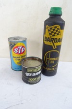 latta STP radiatori Bardahl olio idraulico grasso Saratoga garage epoca