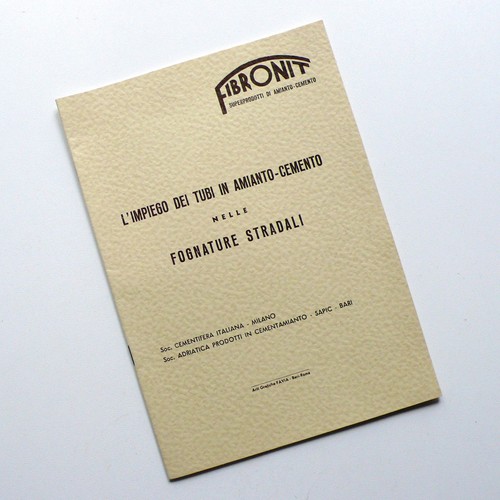 Fibronit impiego dei - impiego, tubi