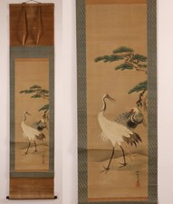 Japanese hanging scroll - hanging, hand