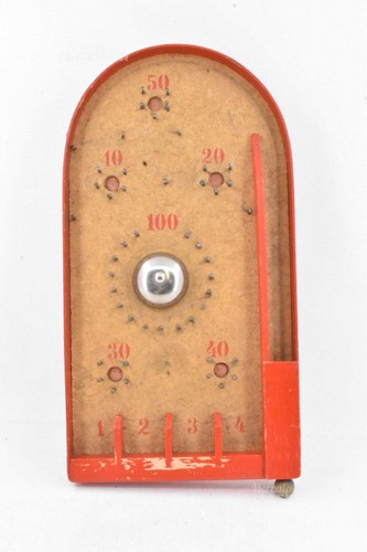 Gioco flipper vintage legno - vintage,