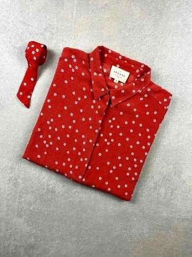Chemise pois sézane avec - chemise, à