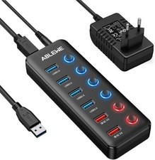 Ablewe hub usb alimentato - 3.0,