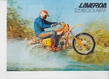 depliant, brochure MOTO LAVERDA 125 REGOLARITA--VINTAGE ENDURO.-REGOLARIT EPOCA.
