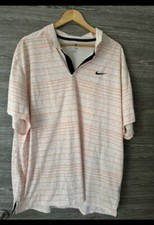 Nike Tiger Woods Golf Polo Uomo XXL Manica Corta Dri-fit Adv Camicia 