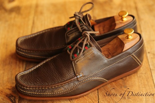 Gucci scarpe barca pelle - gucci,