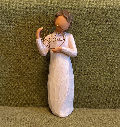 Willow tree love you figurine - tree,