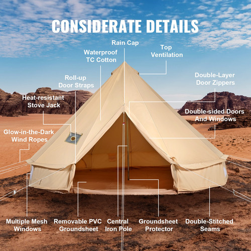 Tenda campana yurta da - campana,