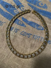 Gioelleria, Girocollo oro Bianco, Oro Giallo, Brillante