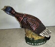 Rara e Particolare Bottiglia in Ceramica Wild Turkey Whiskey Bourbon Kentucky