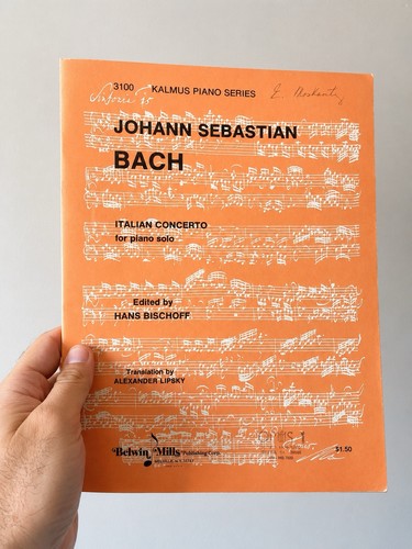Bach italiano concerto - italiano,