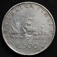Italia 500 Lire 1959, Moneta