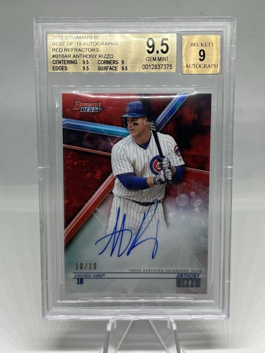 Anthony rizzo 2018 bowman - anthony, bowman's