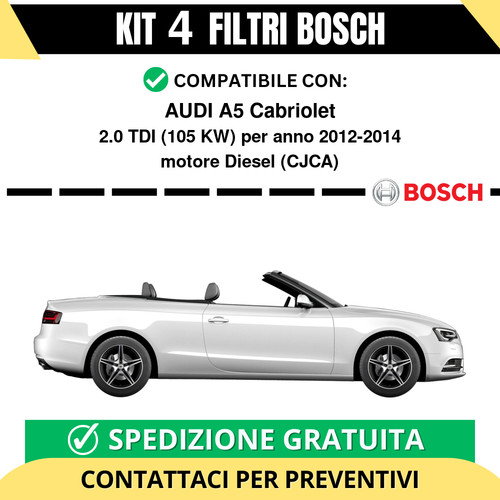 Kit bosch filtri tagliando - bosch,