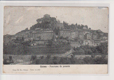 CARTOLINA CETONA SIENA PANORAMA DA PONENTE  VG  1918 ANNULLO AMB.