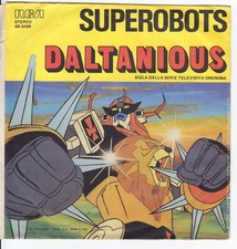 45 giri sigle tv daltanious gran prix il campionissimo superobots cartoni robot