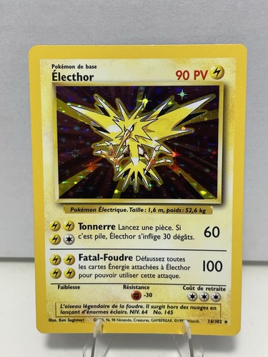 Carte pokémon electhor holo - carte, :