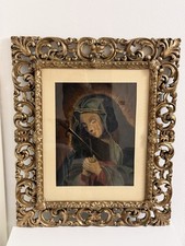 Dipinto A Olio Su Carta