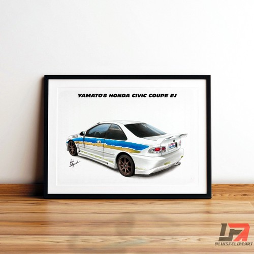 Poster arte auto fast and - fast,