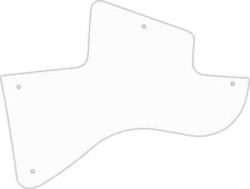 Battipenna personalizzato WD per Gibson Les Paul Special #04 bianco/nero/bianco