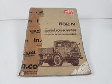 Manuale officina Fiat 662 N autocarro camion catalogo ricambi edizione del 1964.