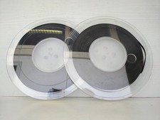 DUE BOBINE IN PLASTICA cm. 26,5 PER NASTRI AUDIO REGISTRATORE TIPO REVOX, AKAI