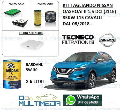 Kit tagliando filtri olio - kit,
