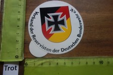 Vecchio Adesivo Militare