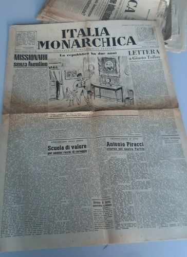 Italia monarchica giornale dei - italia,