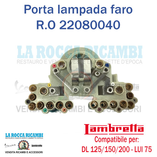 Porta lampada lambretta - lampada,