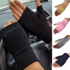 Donne Uomini Inverno Mezzo -Finger Samt -Entless Guanti Braccio Braccio Di ☆