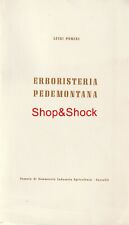 ERBORISTERIA PEDEMONTANA Italiana Luigi Pomini Libro Ristampa Anastatica 1987