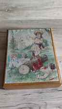 ANTICO GIOCO PUZZLE CUBETTI IN LEGNO