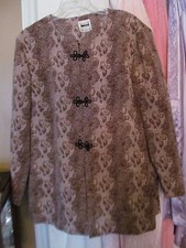 Leslie Fay Brown & Beige