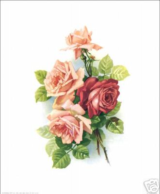 Nosegay 8x10 paper tole - ii,