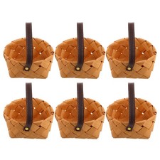 6 Pcs Piccolo Cestino Fuscelle