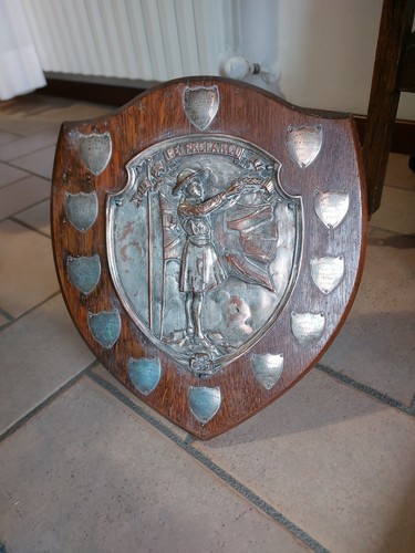Antico trofeo inglese scudo - antico,
