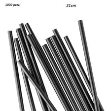 5000 Cannucce nere in plastica