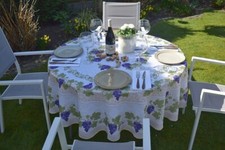Non-Iron Round Tablecloth 180