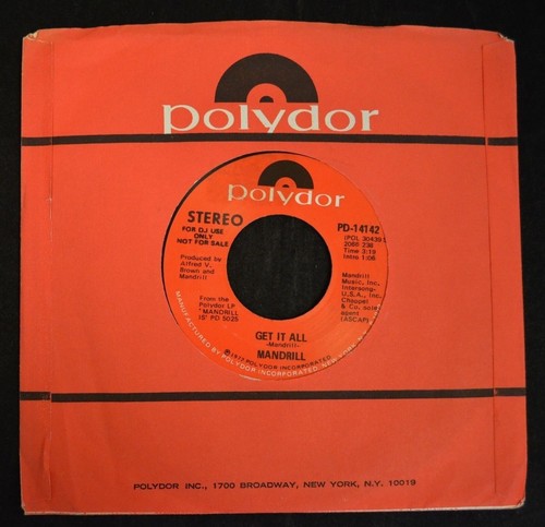 Mandrill polydor 14142 get - polydor,